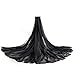 Ysiop Women 100% Silk Solid Scarf Oversize Sunscreen Shawl Infinity Beach Wrap