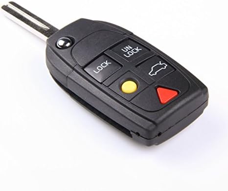 Keyless Entry Remote Keyless Folding Flip Fob Key Case Shell for Volvo XC90 2004 OEM