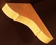 8" x 10" Solid Oak Wood Bracket for Shelving, Bar or Mantle [CAPITOL CITY LUMBER]