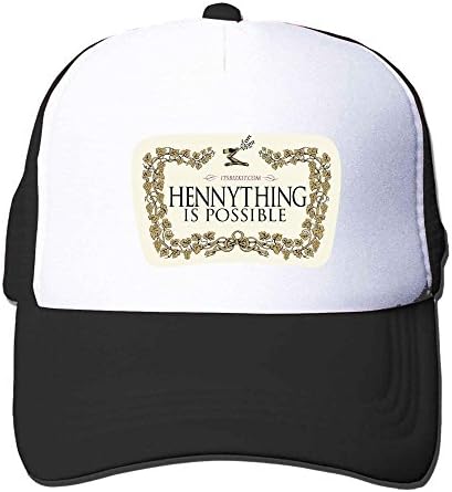 OugtherH Hennything is Possible Printing Cap Unisex Adult Baseball Mesh Hat