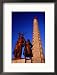 Juche Tower and Statue, P'Yongyang, North Korea Collections Framed Photographic Poster Print by Tony Wheeler, 17x21