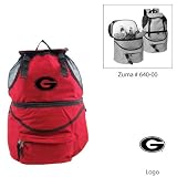 Georgia Bulldogs NCAA Zuma Insulated Backpack (Red) (Embroidered Logo)
