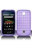 TPU Skin Cover for Motorola Atrix 4G MB860, Argyle Purple