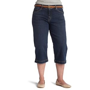 Levis Women's Plus 512 Perfectly Shapping Skylight Capri