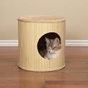 Meow Town Bamboo Kitty Hut Cat Bed