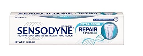 Sensodyne Repair and Protect Extra Fresh Toothpaste, 3.4 Ounce (Pack 2)