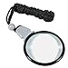 MagniPros 3x Magnifying Glass Necklace/Pendant Magnifier with 6x Spot Lens & 3 Bonus Magnifying Wallet Lenses -Ideal for Reading Small Prints & Low Vision Aids