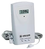 Meade TS33F-M Temperature and Humidity Sensor with Probe, White