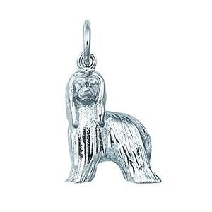 Sterling Silver AFGHAN HOUND Charm