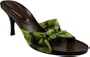 Donald J Pliner Attie Women's Medium Heel Slide Sandals Cactus Tie Dye Mesh (8.5, Cactus Tie Dye Mesh)
