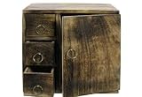 Produkt-Bild: EK HANDEL Schr&auml;nkchen, Holz natur Schublx3 T&uuml;r Holz 22x26x16 nat