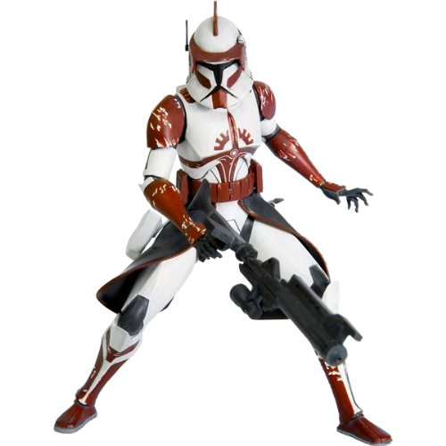 41laP56v2DL Star Wars Clone Wars Commander Fox ArtFX Statue Model Kit Figure