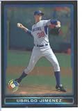 Ubaldo Jimenez - Dominican Republic (World Baseball Classic) 2009 Bowman CHROME Draft WBC Prospects Baseball Card # BDPW33 / MLB Baseball Trading Card in Screwdown!