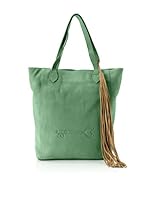 TITI COUTURE Bolso asa al hombro Tassel (Verde)