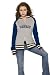 Buffalo Sabres Women's Varsity Full Zip Raglan Jacket - by Alyssa Milano