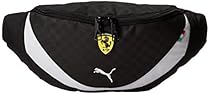 PUMA Men's Ferrari Replica Waist Bag, Black, One Size
