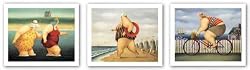 Mary's New Bike-Agnes-Judy & Marge Set by Lowell Herrero 20"x16" Art Print Poster