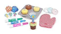 Melissa & Doug Bake & Decorate Cupcake Set