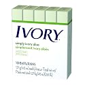 Ivory Soap, Aloe, 10-Count, 4.5-Ounce Bars (Pack of 3)