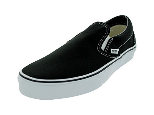 Vans Men s VANS CLASSIC SLIP ON SKATE SHOES 11.5 (BLACK)