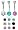 Belly button ring by GlitZ JewelZ ? - All 3 for a bargain price - Made with 8mm CZ Diamond Crystal and comes with 6mm top gem ball - Surgical steel bar - gently packed in a lovely velvet pouch - Bar size 3/8' (10MM)