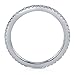 BERRICLE Sterling Silver 0.26 ct.tw Round Cubic Zirconia CZ Wedding Anniversary Eternity Band Ring
