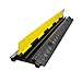 Durable Cable Ramp Protective Cover - 2,000 lbs Max Heavy Duty Hose & Cable Track Protector w/ Flip-open Top Cover & 2 Channel Groove Design - Cable Concealer for Outdoor & Indoor Use - Pyle PCBLCO26