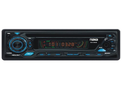 Naxa NX-648 In Dash 250 Watt CD MP3 Player AM/FM Car Stereo Receiver