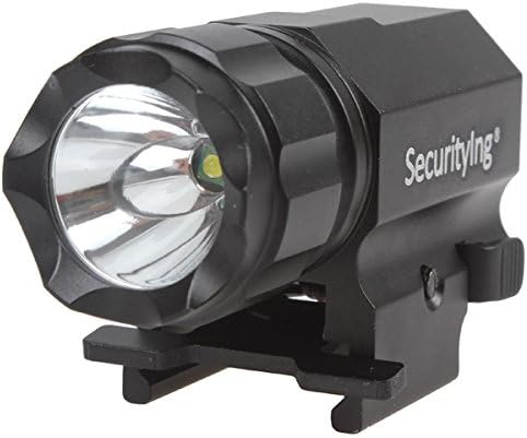 FBUY 5pcs! Securitylng P05 600 Lumens CREE-XP-G R5 LED Tactical Gun Flashlight Torch 2 Modes LED Flash Light Lanterna with Mount --- Emitting Color:White