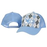 Kansas City Chiefs Sky Blue Plaid Trucker Hat