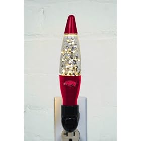 Pack of 3 NCAA Arkansas Razorbacks Lava Lamp Night Lights