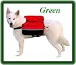X-LARGE - GREEN - Outward Hound Quick-Release Dog Backpack