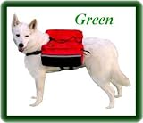 MEDIUM - GREEN - Outward Hound Quick-Release Dog Backpack