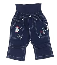 Sterntaler 74962 Hose Pepe aus Baumwollstoff und Stickmotiven Farbe marine (Farb-Nr. 33)