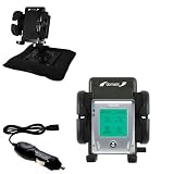 Archos Gmini XS 200 Auto Bean Bag Dash Holder with Car Charger - Uses Gomadic TipExchange