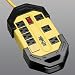 Tripp Lite TLM815NS Power It! Safety Pwr Strip w/ 8 out OSHA Yellow 15' Cord