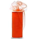 Expo Classic Tulle Spool of 25-Yard, Orange
