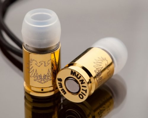  Munitio SITi G Nine Millimeter Earphones - Deep Gold 