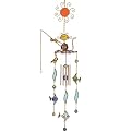 Fishing Cat Wind Chime