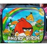 Angry Birds and Pigs Rainbow Lunch Bag with Carrying Strap