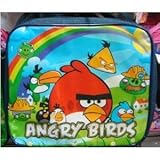 Angry Birds and Pigs Rainbow Lunch Bag with Carrying  Strap