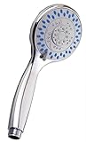 JJ.HRD マッサージ シャワー ヘッド 水流 ３段 切替 ＋ ストッパー付き 鏡面 スタイリッシュ デザイン ジェット 噴射 節水 エコ 対策にも (アーチ型）