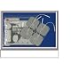 20 Electrodes 2" X 2" Square Re-Usable Electrodes - Multistick Gel - Non-Irritating to Skin