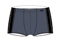 Schiesser Herren Hip-Short Schwarz / Graublau