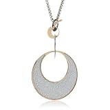 gold name necklace cheap REBECCA Griffe Half Moon R