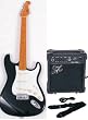 SX SST 57 BK + GA1065STCAD Guitar Package