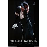 (22x34) Michael Jackson (King of Pop, London 50 O2, Glove) Music Poster Print