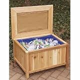 Buy Cedar Creek Cedar Storage Bench Ice Chest with Cushion Top 2028L by Cedar Creek