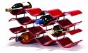 Oenophilia Bali Wine Rack, 12-Bottle (Crimson Red)