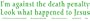 I'M AGAINST THE DEATH PENALTY. LOOK WHAT HAPPENED TO JESUS. decal bumper sticker